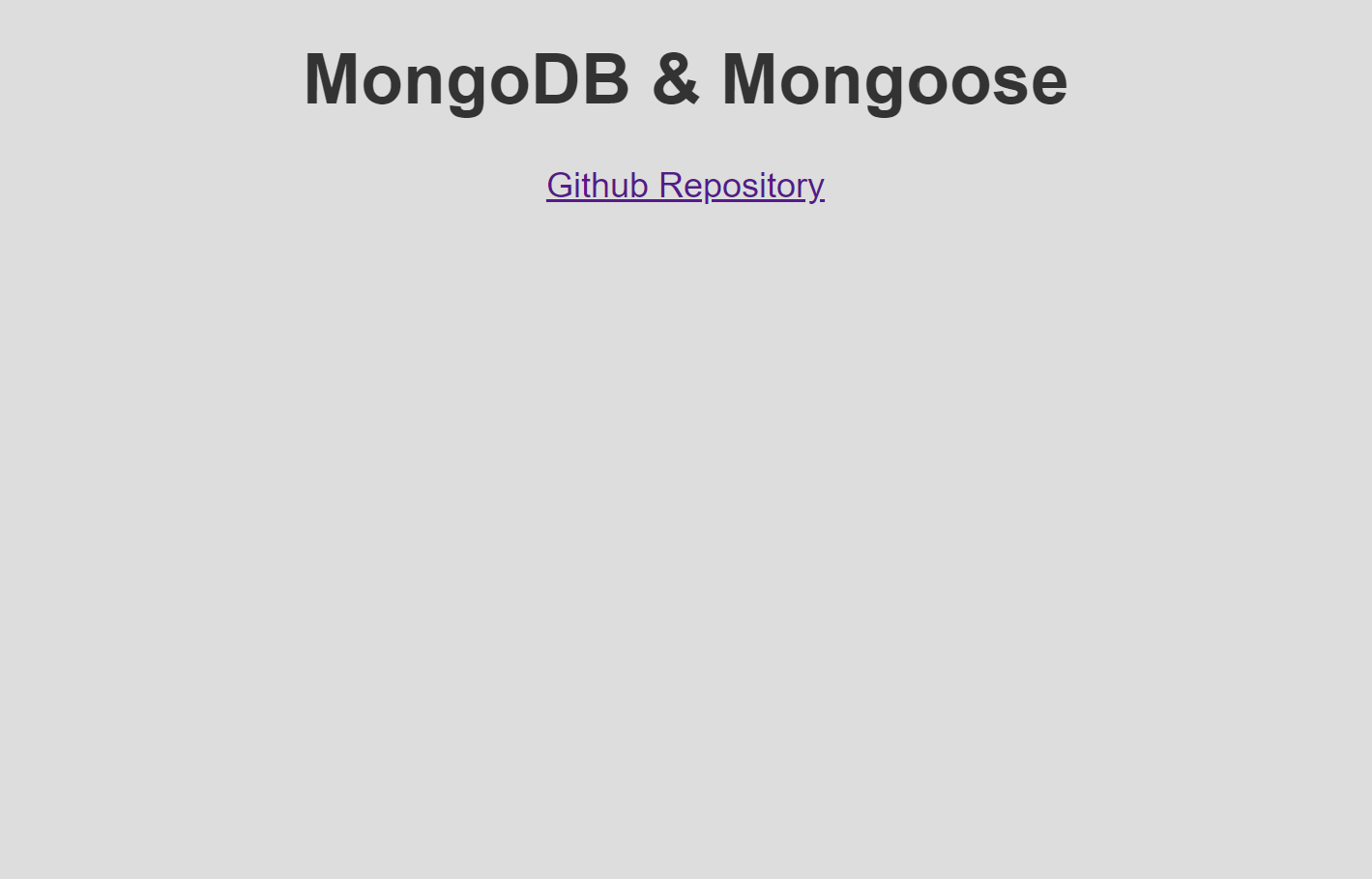 Practicing MongoDB screenshot