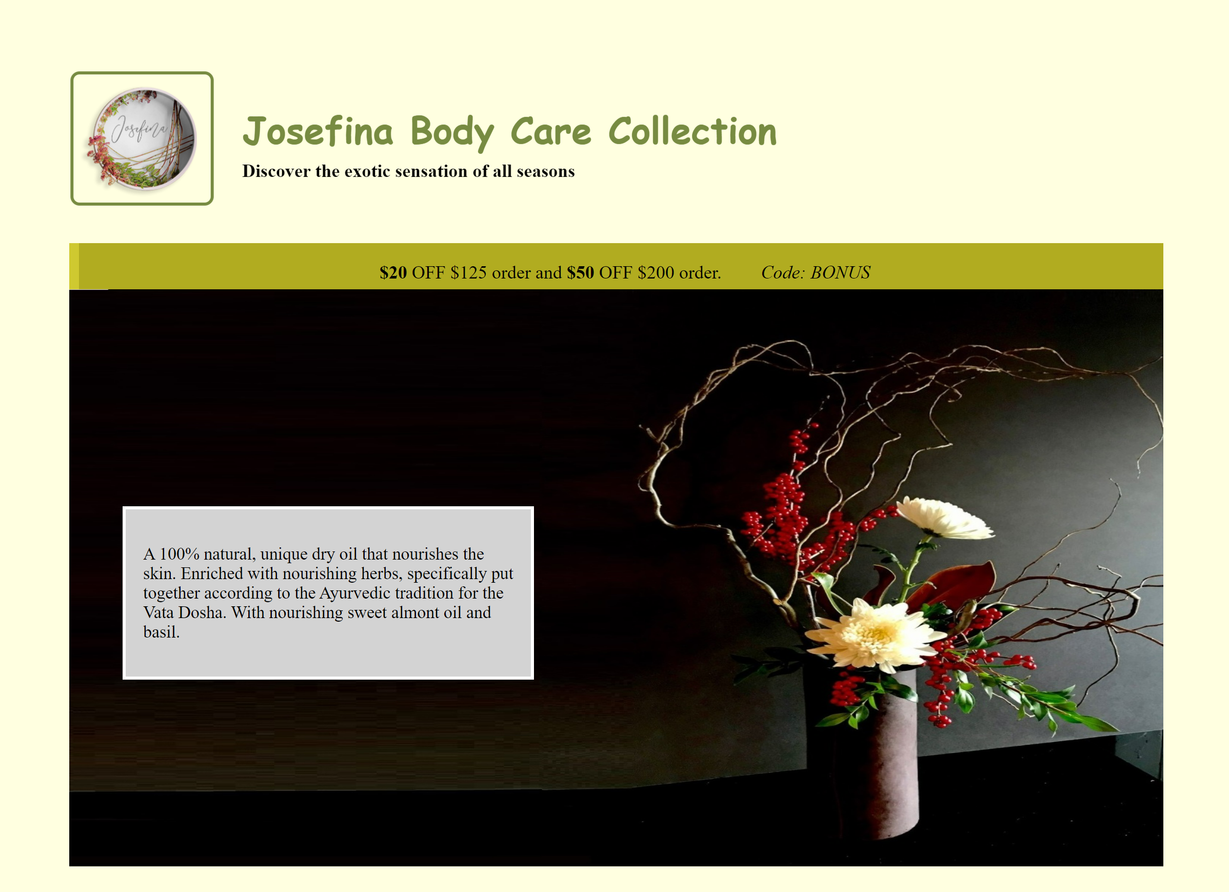 Josephina Body Care Shop screenshot