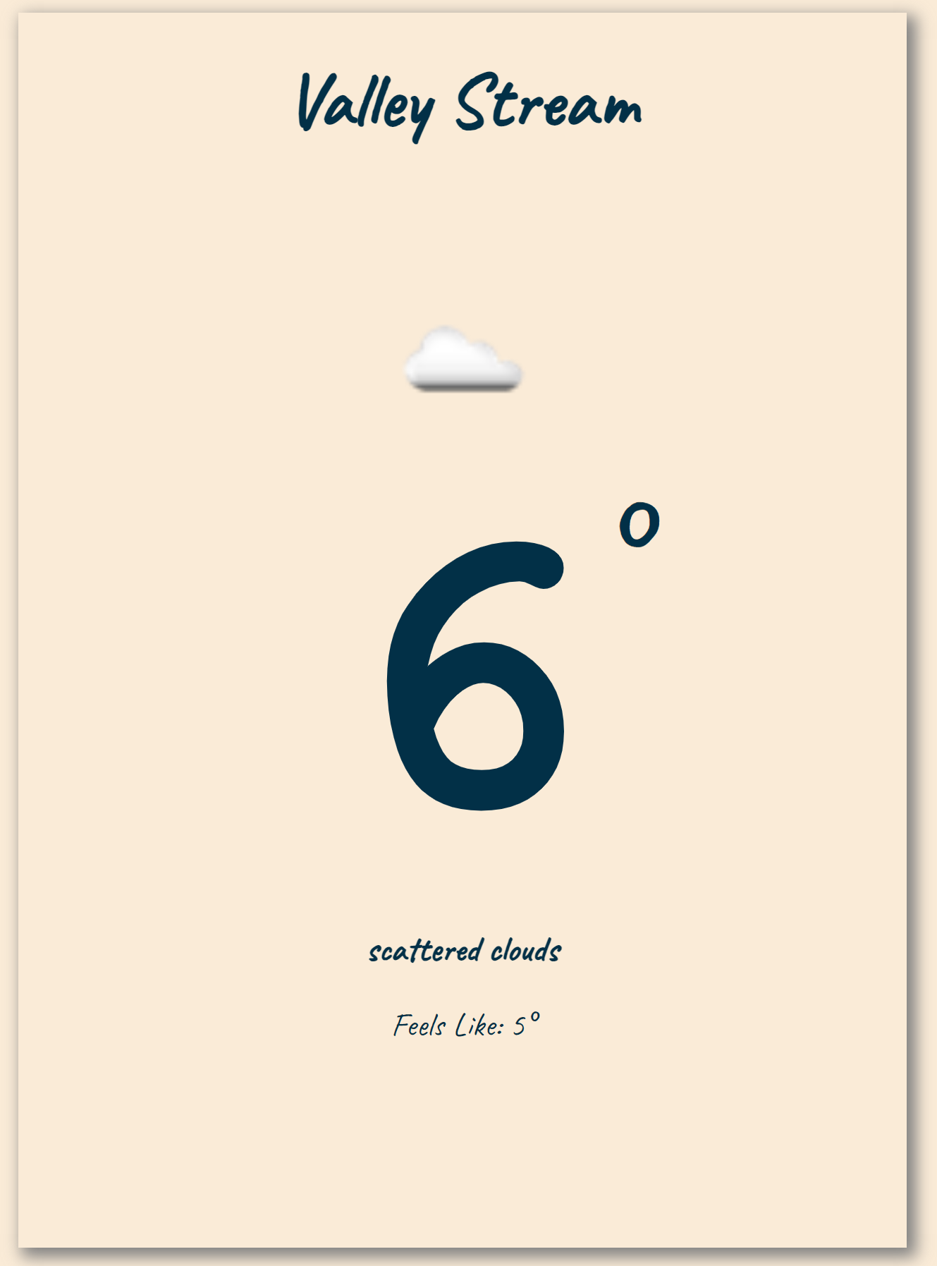 Weather App screenshot